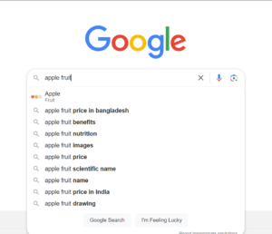 Google searching keywords